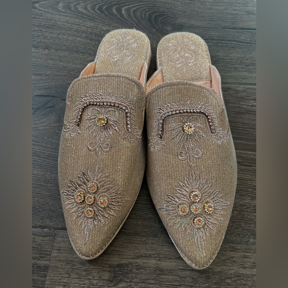 Caftan with shoes Elegant Embroidered Women's